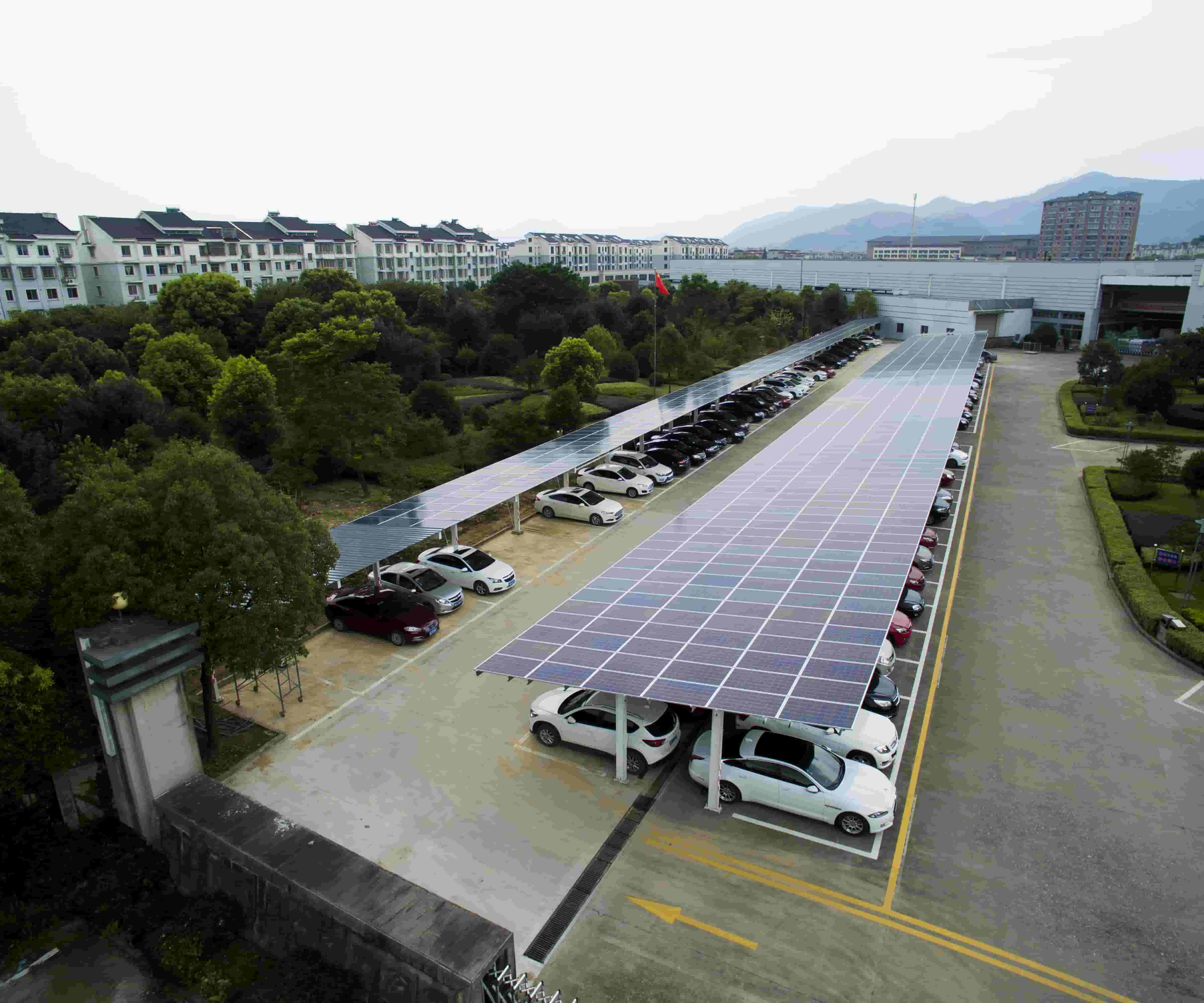 34KW Solar Carport Project in Japan
