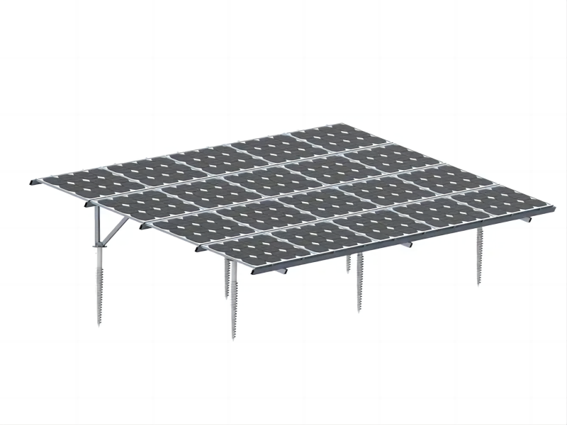 ground solar mounting structure